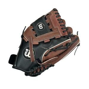 Wilson A350 12" Baseball Glove Genuine Leather Brown Left Fielding Glove